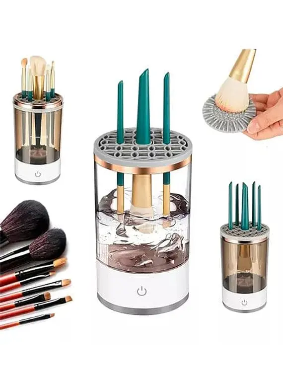Limpiador brochas de maquillaje